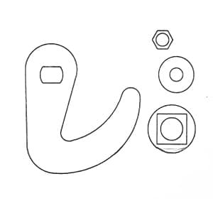 182367M2 - Latch, Hood Handle