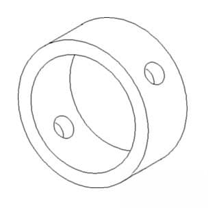 182795C1 - Steering Axle Support Bushing - Thumbnail 2
