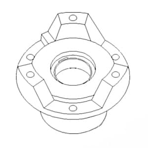 183210C91 - Elevator Jackshaft Drive Hub Assy