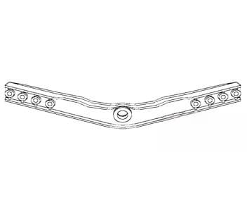 183219M91 - Front Axle Beam w/ Pivot Bushing