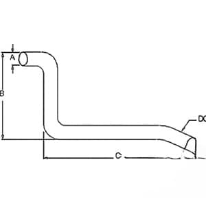 184209M2 - Exhaust Pipe - Thumbnail 2