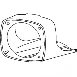 1860183M91 - Headlight Cowl (RH)