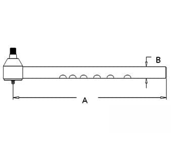 1860564M2 - Front Drag (LH) Link