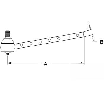 186235M91 - Long (LH) Tie Rod