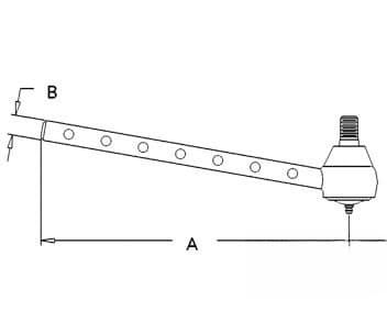186236M91 - Long (RH) Tie Rod