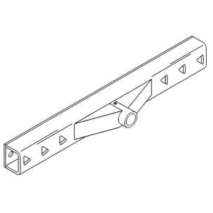 1865911M92 - Front Axle Assembly w/ Pivot Bushing
