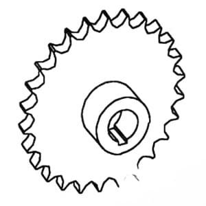187331C1 - Grain Tank Unloader Drive Sprocket