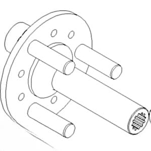 188846C2 - Rotor Drive Pulley Hub Assy