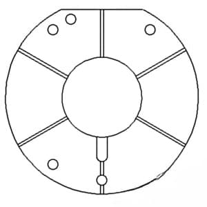 180408M2 - Front Planetary Cover Plate