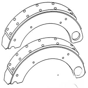 1810517M92 - Brake (4) Shoes