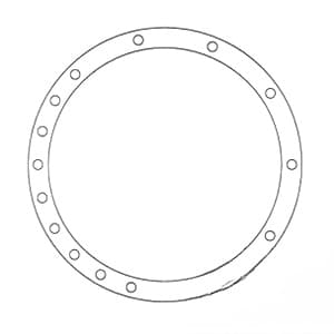 183254M1 - Rear Axle Housing Gasket