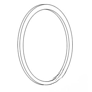 184182M3 - Trumpet Reduction Housing Gasket