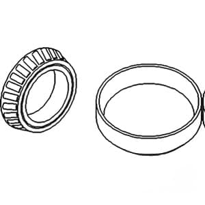 1860503M93 - Halfshaft Outer Trumpet Housing Bearing Kit