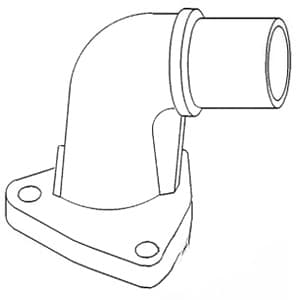 1862807M1 - Exhaust (90°) Elbow