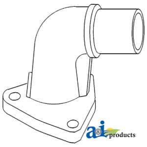 1862807M1 - Elbow, Exhaust (90°)