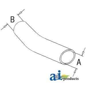 1869514M1 - Radiator Hose, Upper - Thumbnail 3
