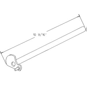 1870219M93 - Pressure Control Shaft