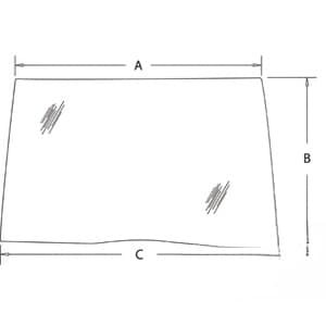 190032A5 - Glass, Windshield, Front