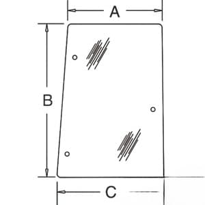 192002A3 - Glass, Rear, Side (RH)