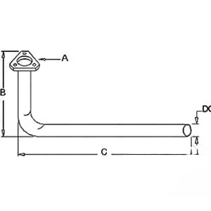 194268M92 - Exhaust Pipe