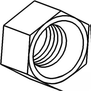 196059M1 - Drag Link Jam Nut - Thumbnail 3