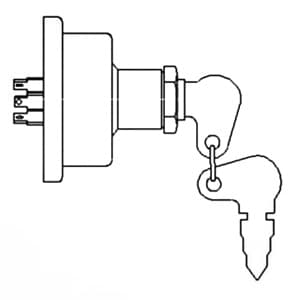 194747M1 - Starter - 3 Prong Switch