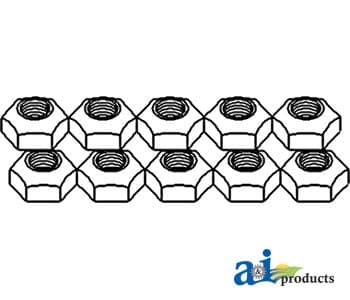 195490M1 - Nut, Front Wheel