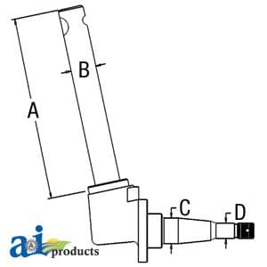 1EAS713A - Spindle (RH) - Thumbnail 2