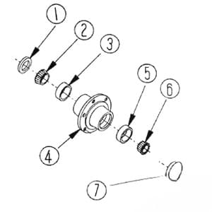 204506-I - EWC Hub Seal,  w/ 3.628" O.D. & 2.00" I.D - Thumbnail 4