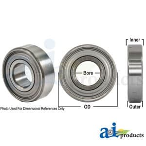 204RR6-I - Bearing, Ball; Cylindical, Round Bore - Thumbnail 3