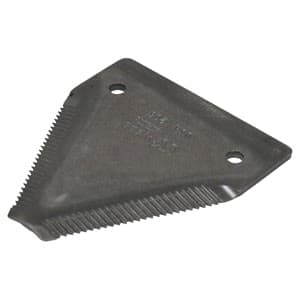 211-211-C - black 11ga top serrated, 2 hole