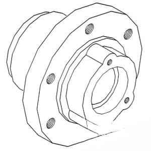 223311 - Front Wheel (6 Bolt) Hub