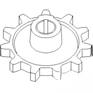 2412960W1 - Upper Clean Grain Elevator Sprocket
