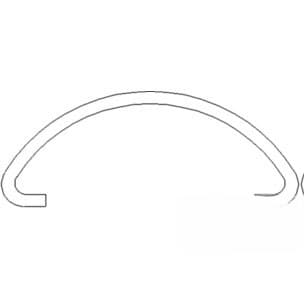 245105A2 - Clip, Retaining, Axle Driveshaft Collar