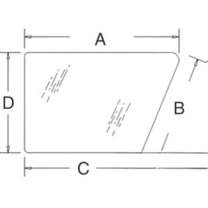 248725A1 - Glass, Door, Lower (LH); Tinted