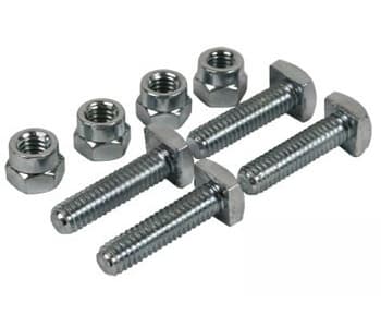 26A1-B - 5/16" Square Head Battery Bolts & Nuts - Thumbnail 2