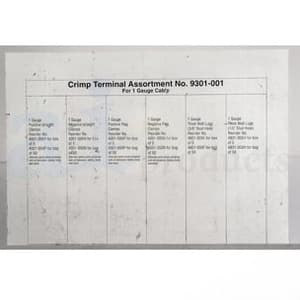 26A9301 - 1 Ga. Crimp Copper Battery Terminal Assortment - Thumbnail 3