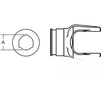 278649 - Inner Tube Yoke
