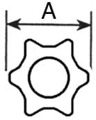 279463 - 39" S4GA W/ Drill Hole Rilsan Coated Inner Profile Tube - Thumbnail 5