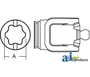 279690 - Used W/ S4GA Inner Profile Tubing Inboard Yoke