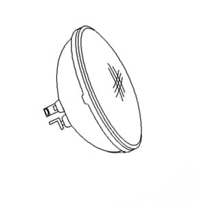 28A120 - Sealed Beam (12 Volt) Bulb - Thumbnail 4