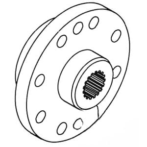 303064913 - Hub, PTO Drive that bolts to flywheel.