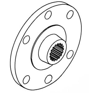 303083330 - Hub, PTO Drive that bolts to flywheel.