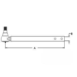 3045308M91 - Tie Rod, Inner (RH)