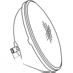 3072947R1 - Sealed Beam Bulb (12 Volt) - Thumbnail 4