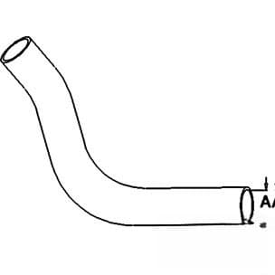311112 - Hose, Air Cleaner to Carburetor