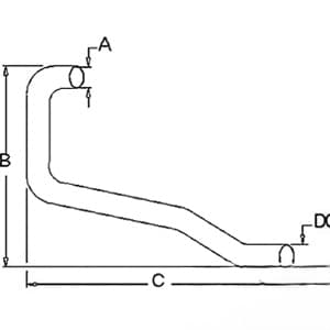311467 - Horizontal Outlet Pipe