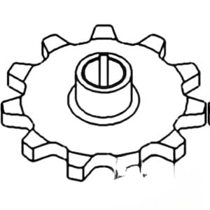 312412960 - Upper Clean Grain Elevator Sprocket