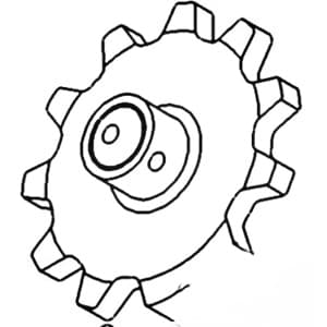 312413050 - Lower Clean Grain Elevator Sprocket