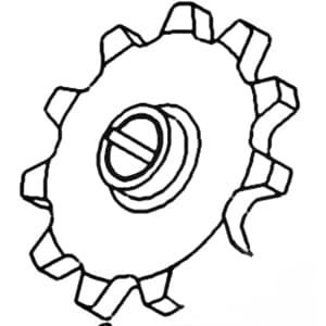 312571510 - Lower Clean Grain Elevator Sprocket